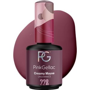 Pink Gellac - Uncovered3 - Gellak - Creamy Mauve - Vegan - HEMA Free