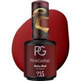 Pink Gellac - 235 Ruby Red Gellak 15ml - Nagellak voor Gelnagels Rood - Gel Lak - Gel Nails