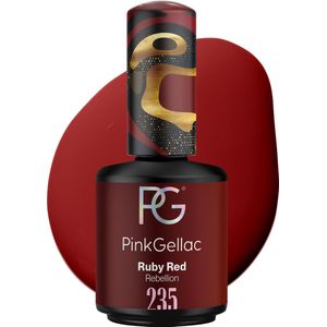 Pink Gellac - 235 Ruby Red Gellak 15ml - Nagellak voor Gelnagels Rood - Gel Lak - Gel Nails