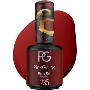 Pink Gellac Gellak Rood 15ml - Nagellak voor Gelnagels Rood - Gel Lak - Gel Nails - 235 Ruby Red