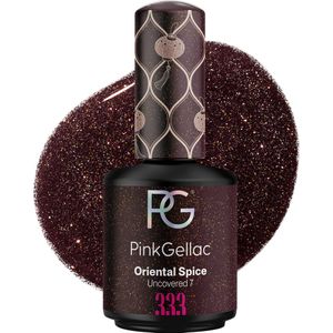 Pink Gellac - Gel Nagellak - Uncovered7 - Matte finish - Bruin - 15 ml