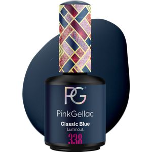 Pink Gellac - 338 Classic Blue gellak nagellak 15ml - Blauwe Gel Lak - Gelnagels Producten - Gel Nails