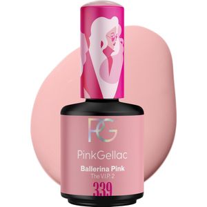 Pink Gellac - 339 Ballerina Pink Gellak Nagellak - Parel Finish Roze Gel Lak - Gelnagels Producten - Gel Nails