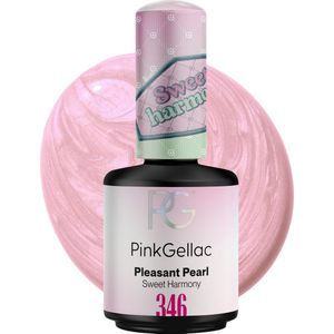 Pink Gellac Roze Gellak Nagellak 15ml - Parel Finish Roze Gel Lak - Gelnagels Producten - Gel Nails - 346 Pleasant Pearl
