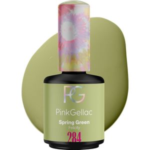 Pink Gellac 284 Spring Green Gel Lak 15ml - Groene Gellak Nagellak - Gelnagellak - Gelnagels Producten - Gel Nails
