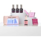 Pink Gellac Gellak Starterspakket Neutral Sense - Met 1 roze kleur en LED lamp - Manicure Set - Gel Nagellak, Gel Lak, Gelnagels