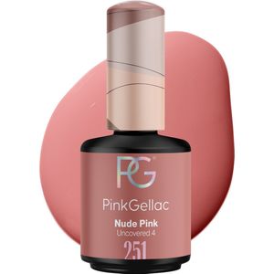 Pink Gellac - 251 Nude Pink Gel Lak 15ml - Roze Gel Nagellak - Gel Nails - Gelnagel Producten