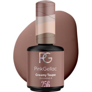 Pink Gellac 256 Creamy Taupe Gel Nagellak 15ml - Gel Lak Nagellak - Gelnagels producten - Gel Nails -