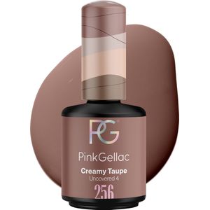 Pink Gellac - 256 Creamy Taupe Gel Nagellak 15ml - Gel Lak Nagellak - Gelnagels producten - Gel Nails -