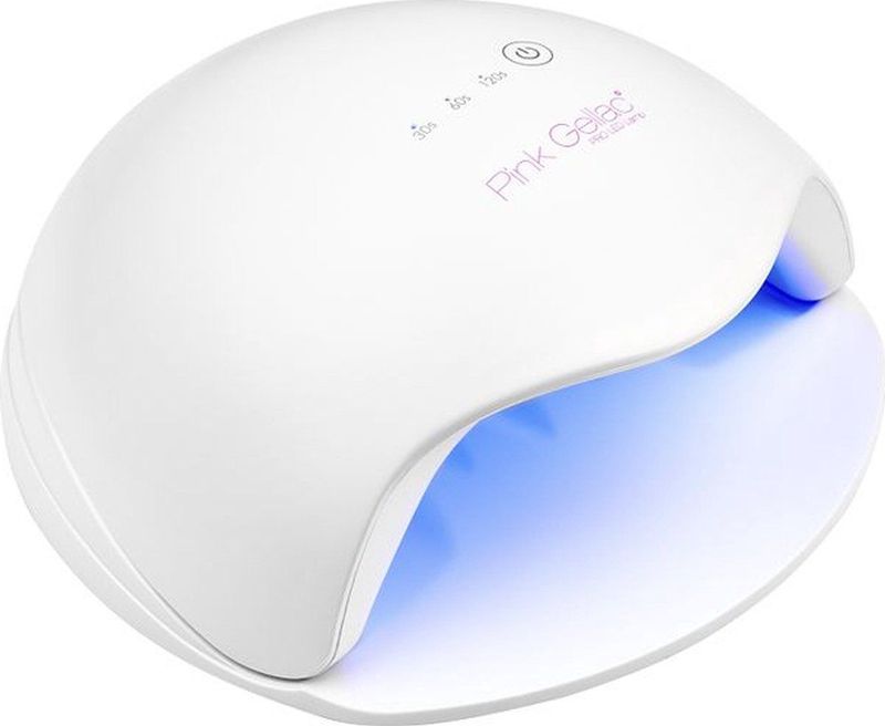 Pink Gellac - Pro LED lamp - Nageldroger voor gellak - Wit - Met timer