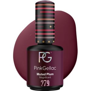 Pink Gellac 279 Muted Plum Gel Lak 15ml - Gellak Nagellak - Gelnagellak - Gelnagels Producten - Gel Nails