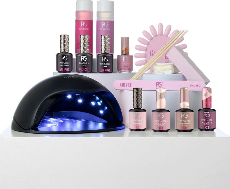 Premium Uncovered - Gel Nagellakset - Multikleur - Inclusief LED Lamp