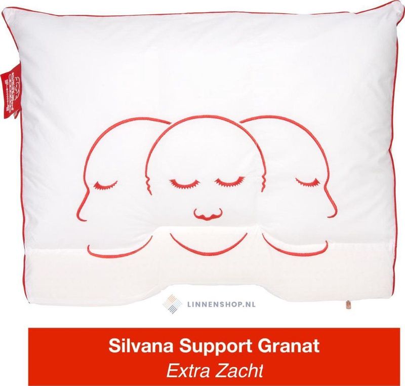 Hoofdkussen - Wit - Katoen - Ondersteunend