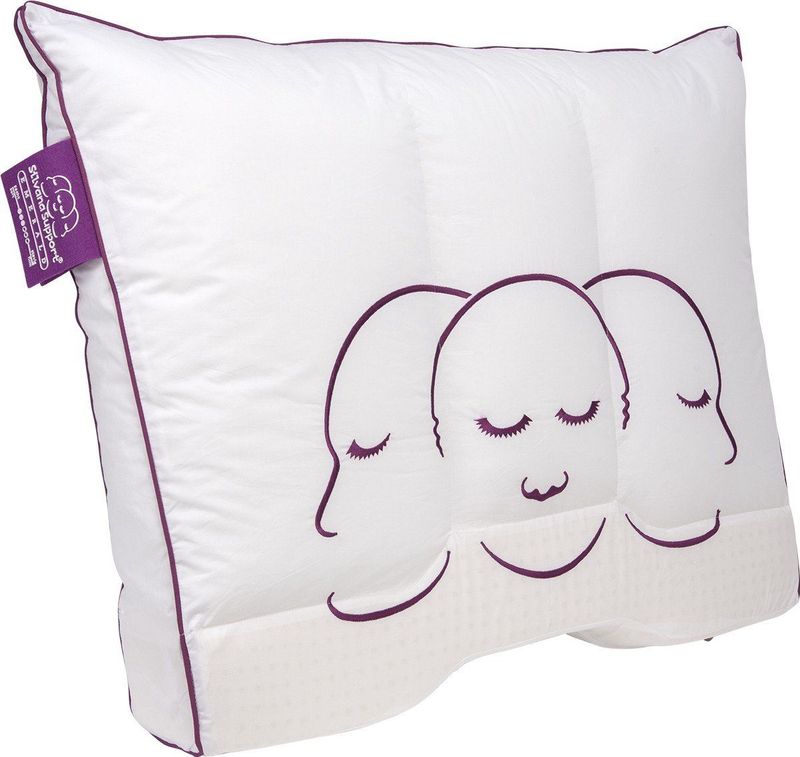 Silvana Emerald hoofdkussen Wit