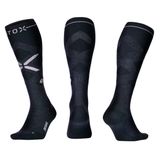 STOX Energy Socks - Compressiekousen - Zwart - Merinowol - Drukklasse 2