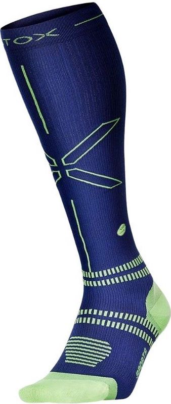 STOX - Energy Socks - Sportsokken - Zwart - Vochtafdrijvend Materiaal
