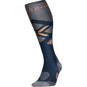 STOX - Energy Socks - Compressiekousen - Zwart - Merinowol - 100% Made in Italy