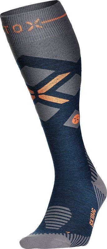 STOX - Energy Socks - Compressiekousen - Zwart - Merinowol - 100% Made in Italy