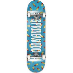Compleet Skateboard Springwood Rocket Air Turquoise 8.0
