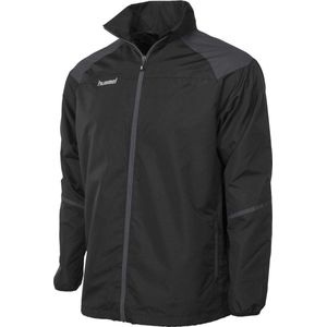 Hummel - Authentic AW Jacket - Trainingsjack - Kleur 999 Black/Black/White - Materiaal