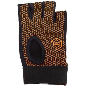 Reece comfort half finger hockeyhandschoen in de kleur oranje.