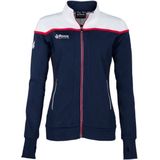 Reece - Varsity Woven Jacket - Marine-Wit - Dames - Uitgerekt Fit