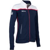 Reece - Varsity Woven Jacket - Marine-Wit - Dames - Uitgerekt Fit