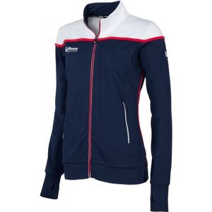 Reece - Varsity Woven Jacket - Marine-Wit - Dames - Uitgerekt Fit