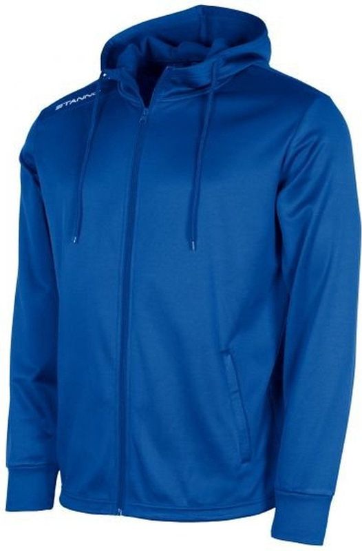 Stanno - Field Hooded Full Zip Top - Trui - Blauw - 100% Polyester
