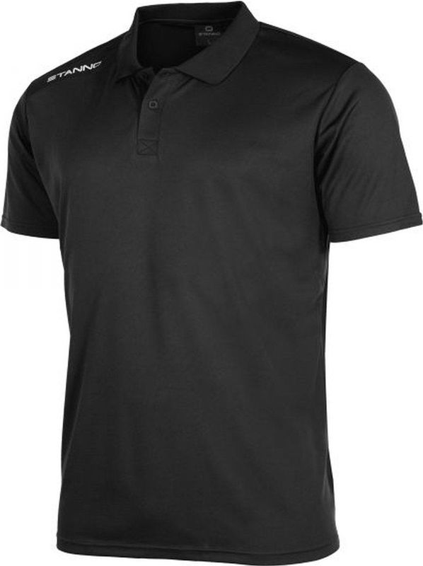 Stanno - Field Polo - Sportshirt - Zwart - 100% Polyester Pique