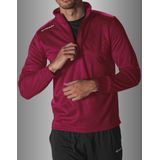 Stanno - Field Half Zip Top - Rood - Zacht Materiaal - Regular Fit