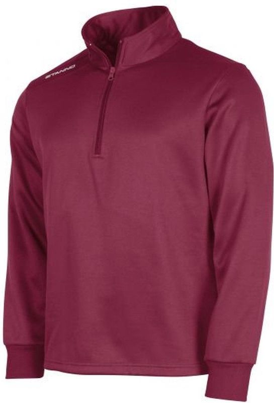 Stanno - Field Half Zip Top - Rood - Zacht Materiaal - Regular Fit