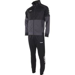 Hummel Authentic Kinder Trainingspak Heren - Trainingspakken - Kleur Zwart - Maat 128