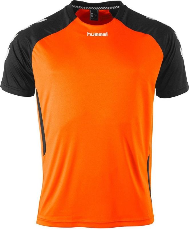 hummel - Aarhus - Sportshirt - Oranje - Zwart - Wit