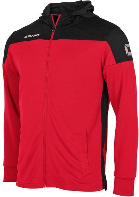 Stanno - Pride Full Zip Hooded - Rood - Sporttop met Capuchon
