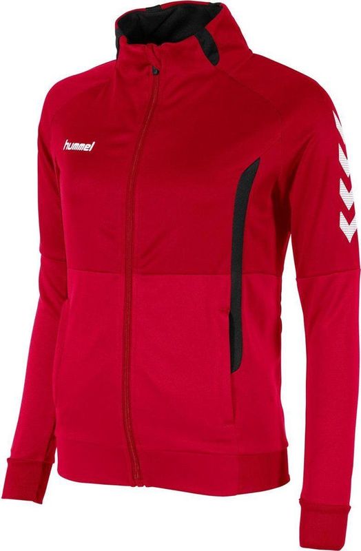 hummel - Trainingsjack - Zwart - 100% Polyester - Vrouwelijke Pasvorm