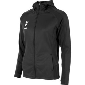 Ground - Hooded Training Jacket - Dames - Zwart - Polyester