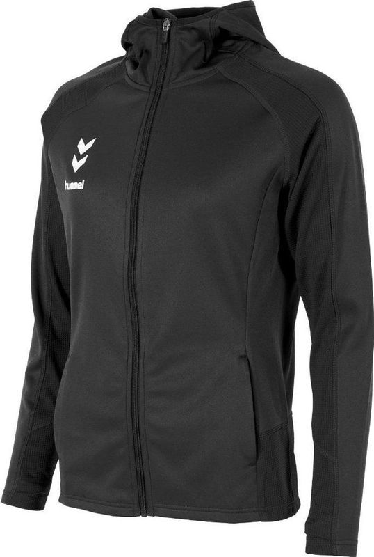 Ground - Hooded Training Jacket - Dames - Zwart - Polyester