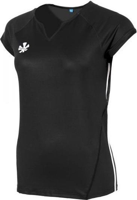 Reece - Rise Shirt - Zwart - Sportshirt - Dames - V-hals - Vochtregulerend