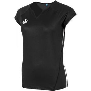 Reece - Rise Shirt - Zwart - Sportshirt - Dames - V-hals - Vochtregulerend