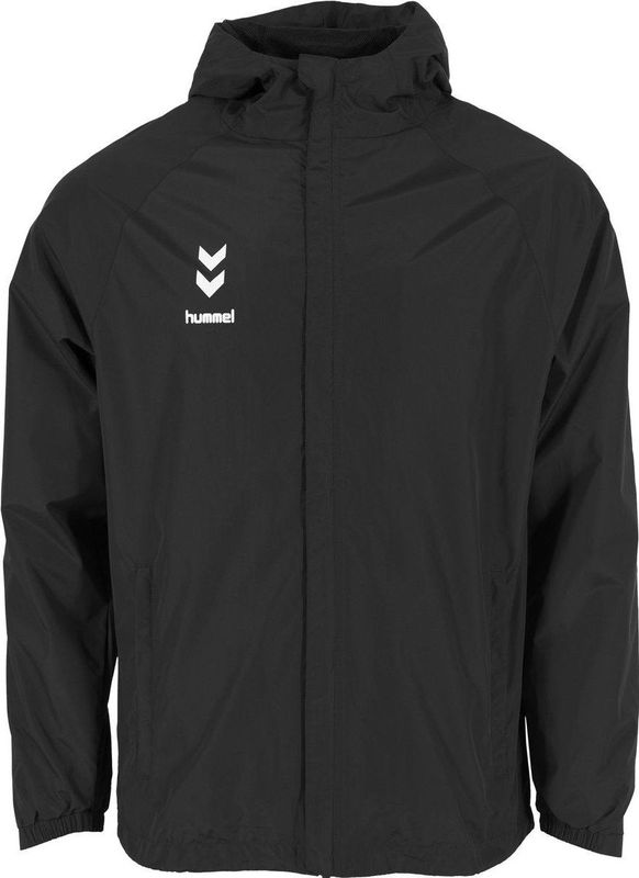 Hummel Ground Regenjas Kinderen - Zwart | Maat: 116