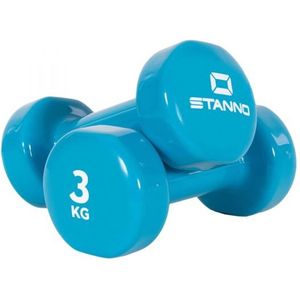 Stanno dumbbells 3kg in de kleur blauw.