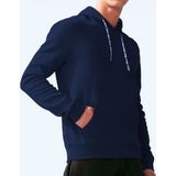 Reece - Studio Hooded Sweat Top - Navy - Regular Fit