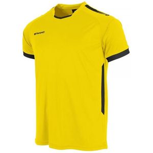 Stanno - First Shirt - Geel - Sportshirt - V-hals - 100% Gerecycled Polyester - Sneldrogend