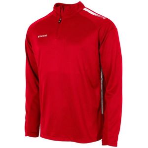 Stanno - First Quarter Zip Top - Sporttop - Rood - 100% Gerecycled Polyester