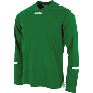 Hummel Fyn Voetbalshirt Lange Mouw Heren - Groen Wit