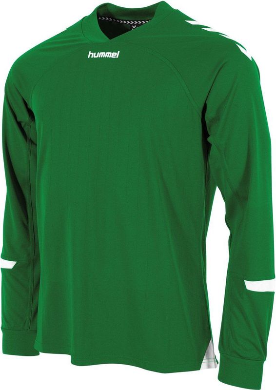 Hummel Fyn Voetbalshirt Lange Mouw Heren - Groen Wit