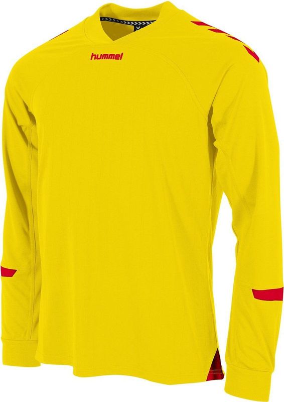 Hummel Fyn Voetbalshirt Lange Mouw Heren - Geel Rood
