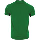 Hummel Fyn Shirt Korte Mouw Heren - Groen Wit
