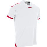 Hummel Fyn Shirt Korte Mouw Heren - Wit Rood